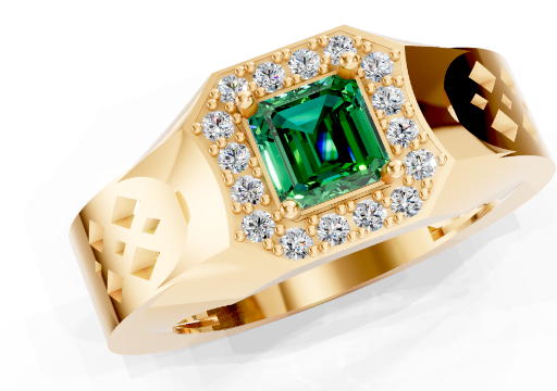 Anel Esmeralda 5.9x6 poster