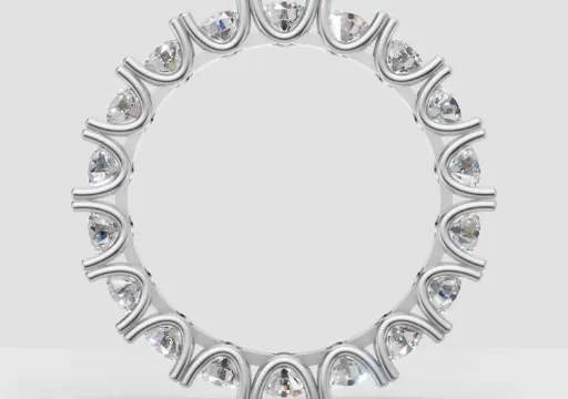 Anel todo de esmeralda 3mm poster