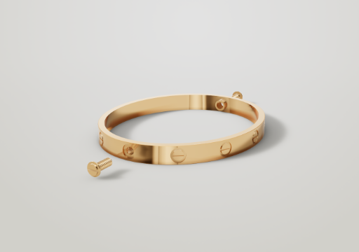 brazalete love cartier.glb