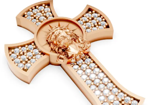 Cruz Oro rosa
