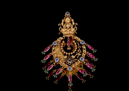 Temple Earrings South Indian Style poster