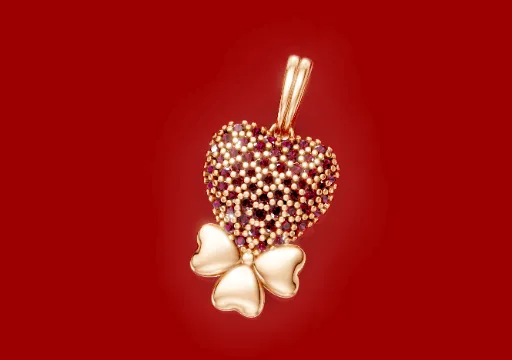 Heart Pave Earrings poster