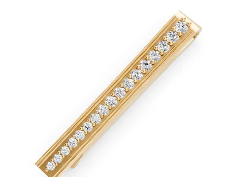 LIne Diamond Tie Pin poster
