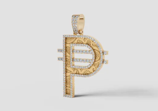 Pendant "P" poster