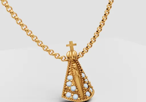 01 Colar Aparecida