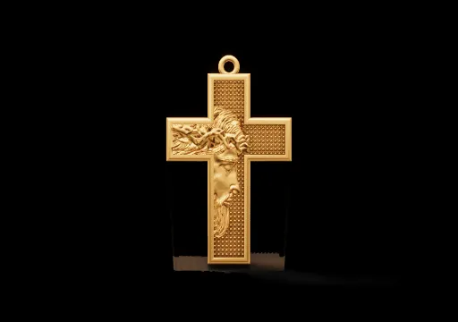 01 M. Cruz com face de Cristo de lado