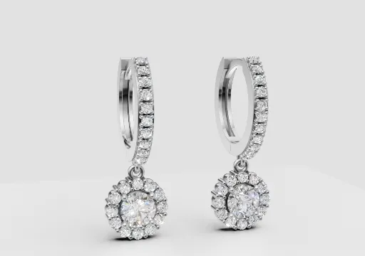 EARRINGS HALO poster