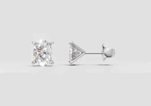 EARRINGS OVAL 0.75 poster