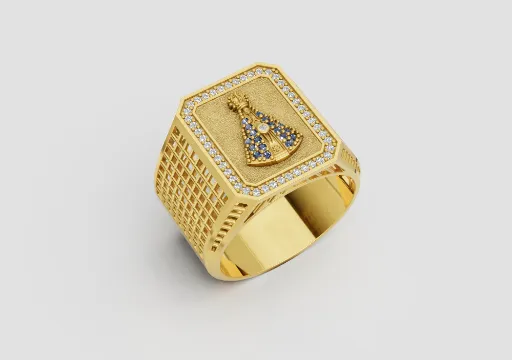 Anel Nossa Senhora Aparecida (Our Lady of Aparedida Ring) poster