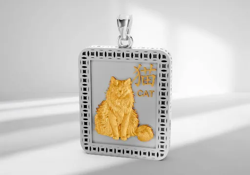 Cat Pendant 2