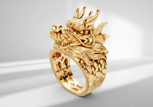 Dragon Head Ring