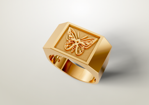 Ring Simple Buterfly