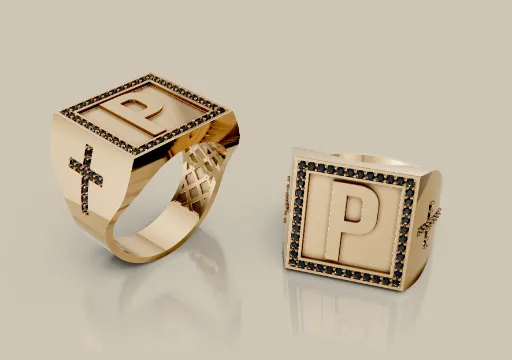Anel Masculino P Loran 001