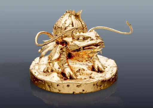 Golden Ivysaur poster