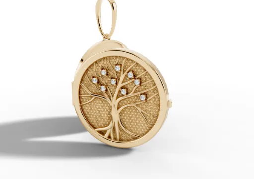 Pingente Relicário Árvore da Vida poster