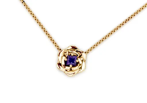 Pingente Rosa Tanzanita Carré poster