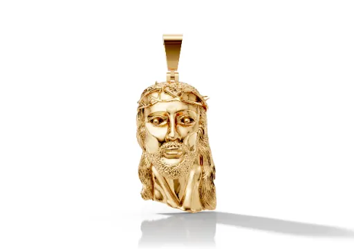 Jesus Head 3d model poster