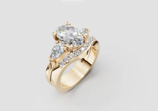 Engagement Ring and Matching Band poster