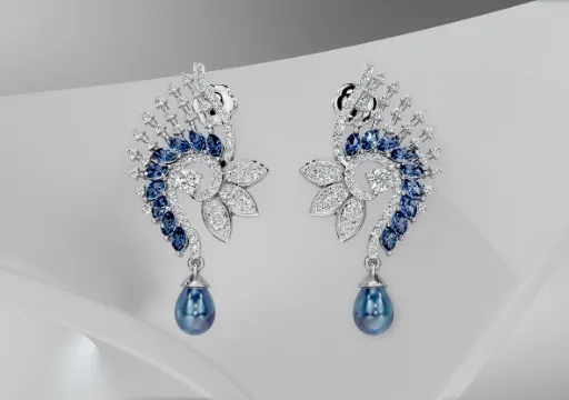 Earstuds with Pearl poster