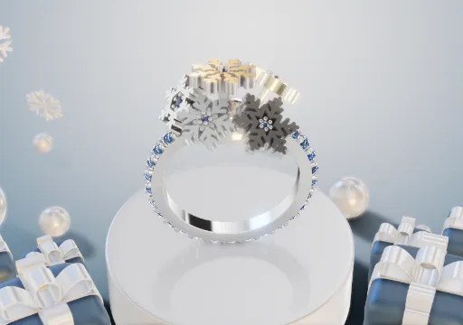 Snowflake ring