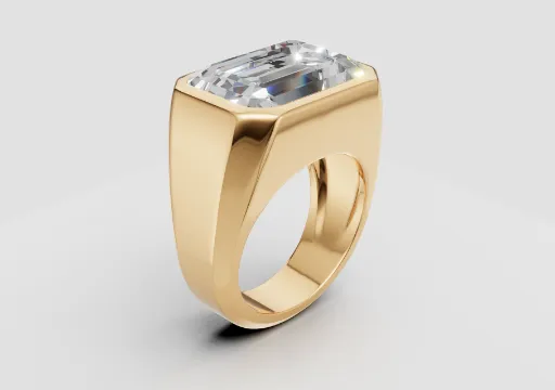 EC signet ring yellow poster