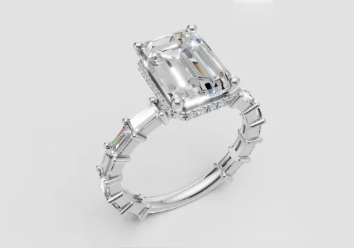 43. baguettes ring s6,5 poster
