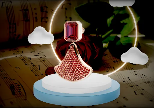 Crimson Sonata Earrings poster