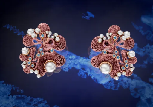 Pelagia Crown Earrings poster