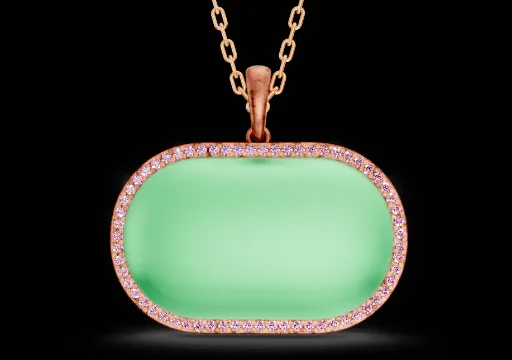 Diamond Cabochon Pendant poster