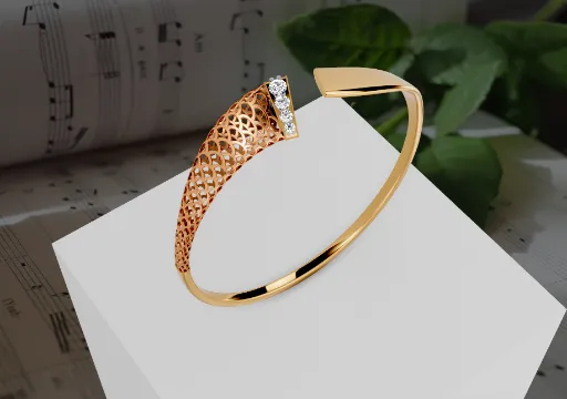 Lattice Luxe Bangle