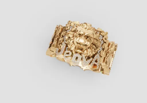 Bracelete Leão poster