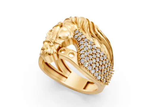 Anel Cavalo Ferradura Cravejado poster