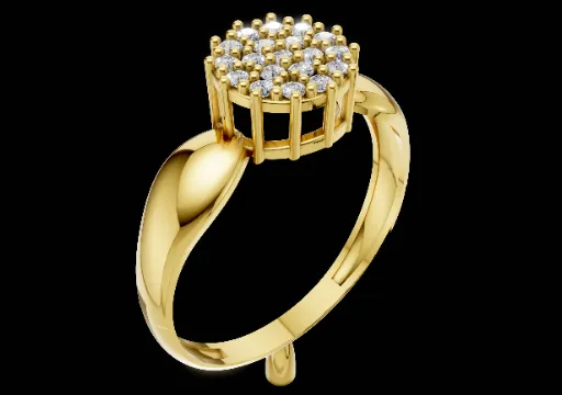 0075.24 AN Redondo PEDRA 1,25 Peso 1,70 com pedras poster