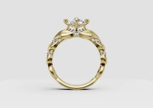 twisted-engagement-diamond-ring-(3dm-Rhino4) poster
