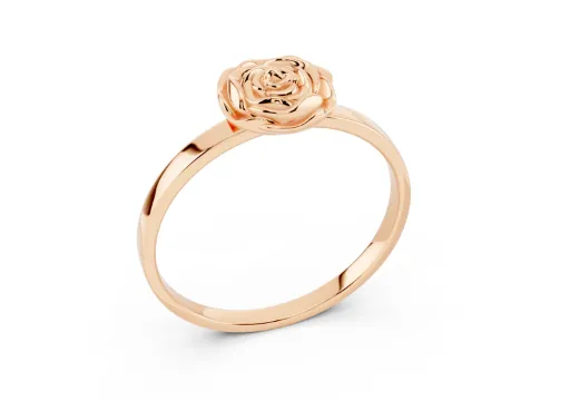 anel com rosa poster