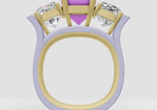 3 STONE SPINEL RING FOR IJEWEL poster