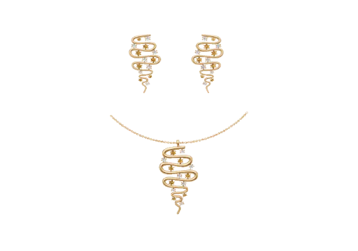 Alexia Ciaudo - Ophisia Earrings and Pendant - Showroom poster