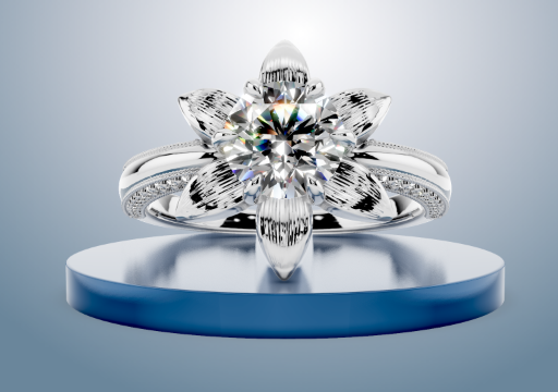 Petals Engagement Ring