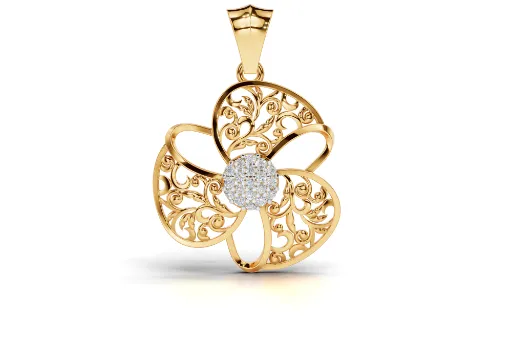 Pendant 328 with Flowery Design poster