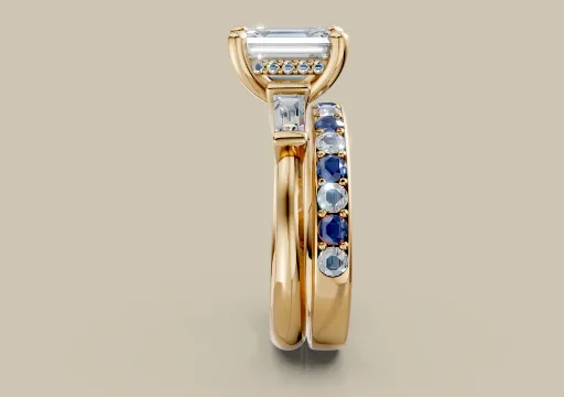 1.8CT Emerald Cut poster