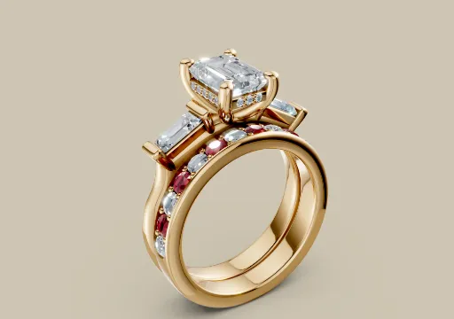 1.5 CT Emerald Cut poster