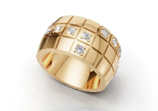 665_ring_little_square_random_setted poster