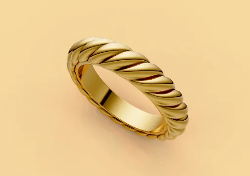 David Yurman Sculpted Cable Band Ring poster