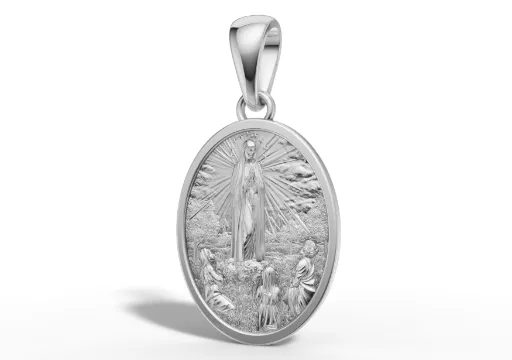 Medalha Nossa Senhora de Fátima poster