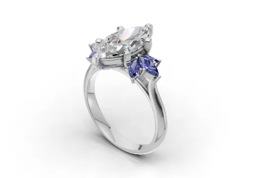 Marquise ring