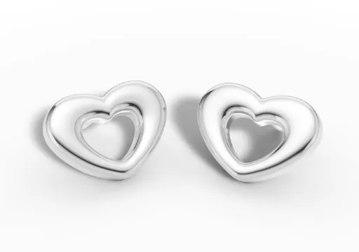 heart earrings1 poster