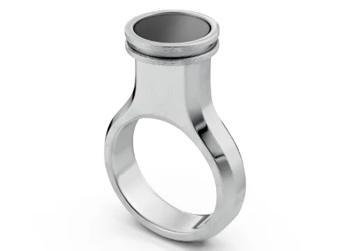 Brushed ring ٌRound 9 poster