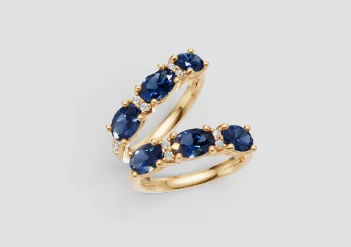 Sapphire rings poster