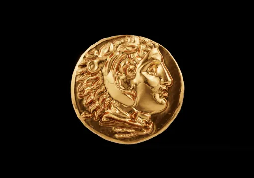 Alexander the great coin poster