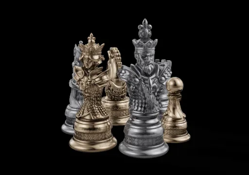 BAROQUE CHESS SET poster